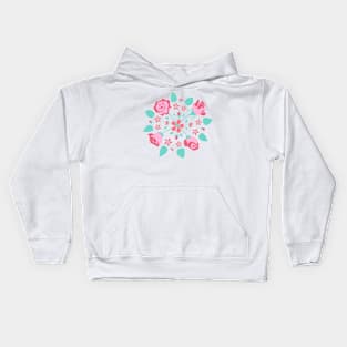 Pink Roses Collection Kids Hoodie